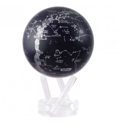 Globe Mova constellation noir et gris métallique petit modèle