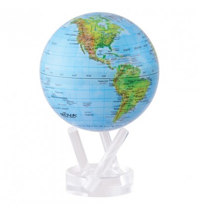 Globe Mova bleu avec relief grand modèle