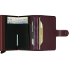 Protège cartes mini wallet Secrid original bordeaux