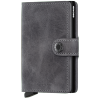 Protège cartes mini wallet Secrid vintage grey black