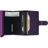 Protège cartes mini wallet Secrid matte purple