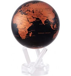 Globe Mova noir et cuivre