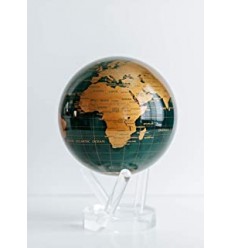 Globe Mova doré et vert